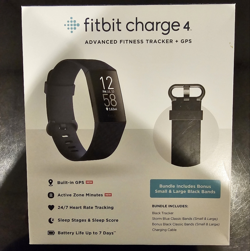 Fitbit charge 4 brand new unopened sealed plastic